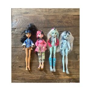 Monster High Doll Lot Frankie Stein Draculaura Cleo G3 Welcome Committee Goth